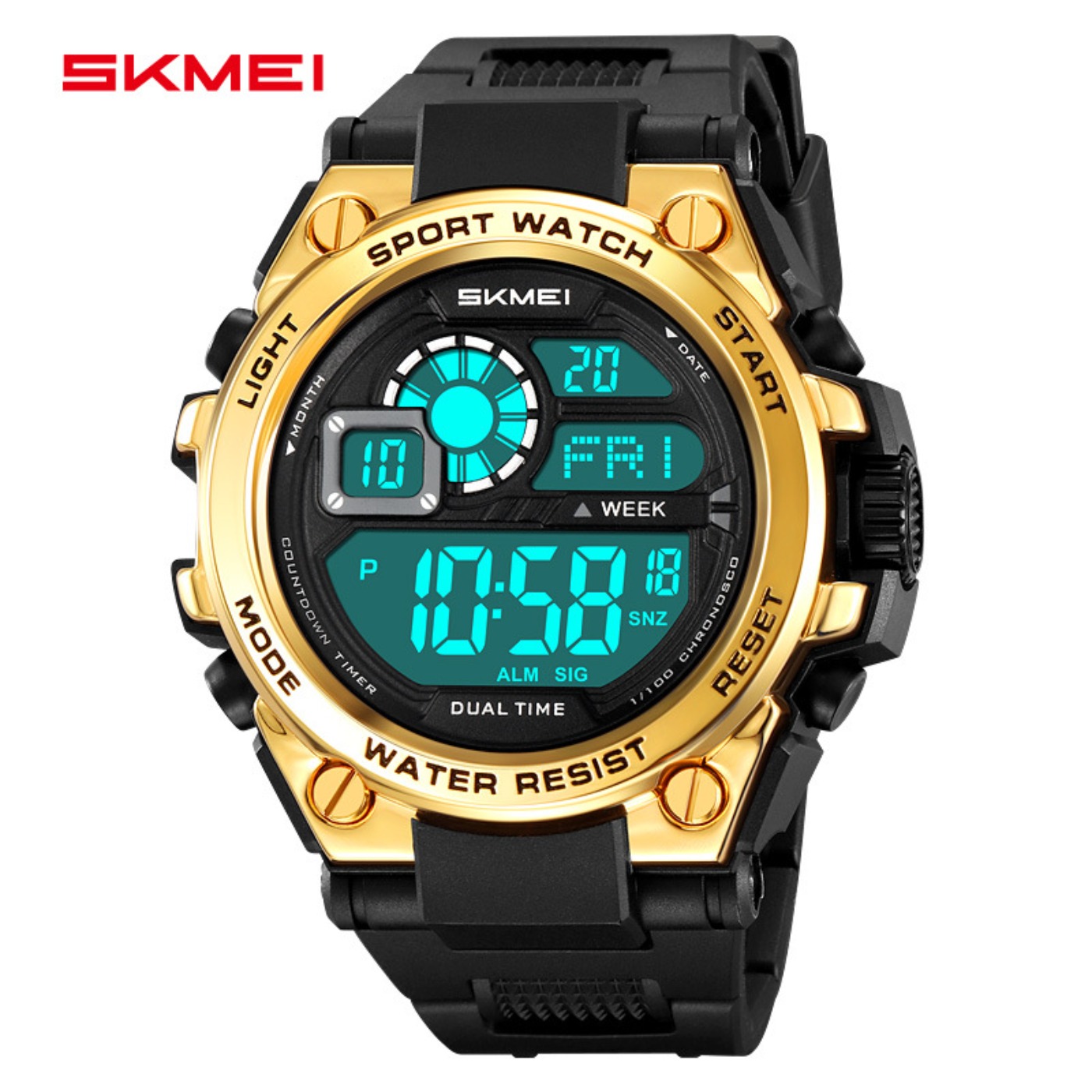 Luxury Watch For Men - 2318 Waterproof LED Digital Shockproof Sport