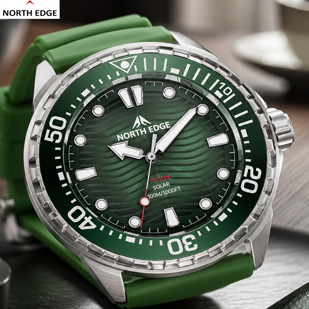 Compass Watch Luxury - NORTH EDGE TRITON Mens Military Sport