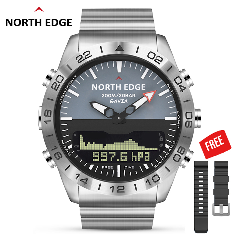 Compass Watch Luxury - NORTH EDGE GAVIA2 Men's Dive 50M