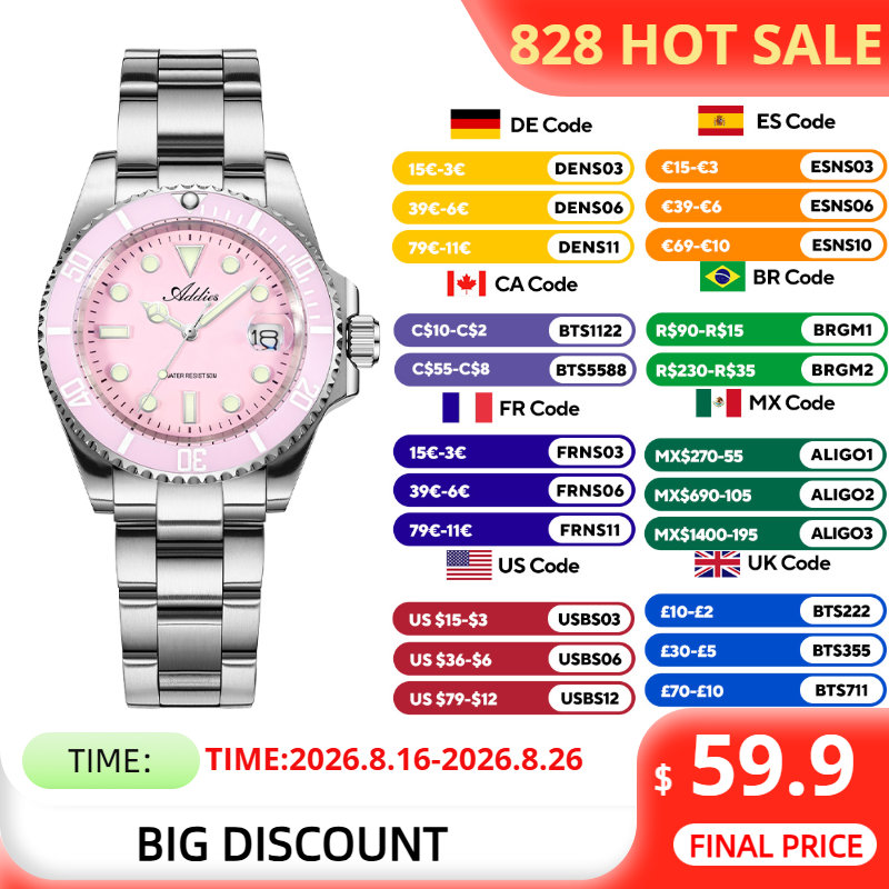 Luxury Watch Brand - ADDIES 36mm 50m Waterproof Women's Watches