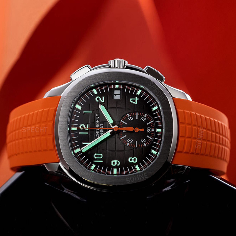 Luxury Watch Rubber Strap - Casual Fashion Sports Mens Quartz Watch
