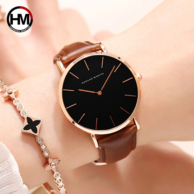 Luxury Watch Leather Strap - Hannah Martin Hot New Ms Fashion
