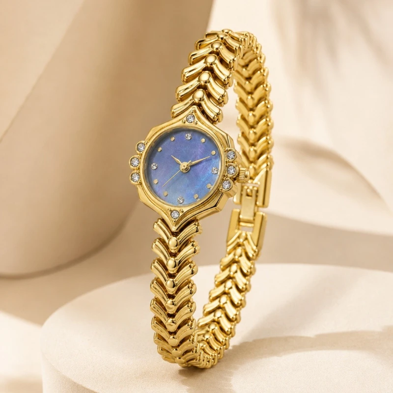 Golden Women's Bracelet Watch  - Luxury Watch Top 10 review and price