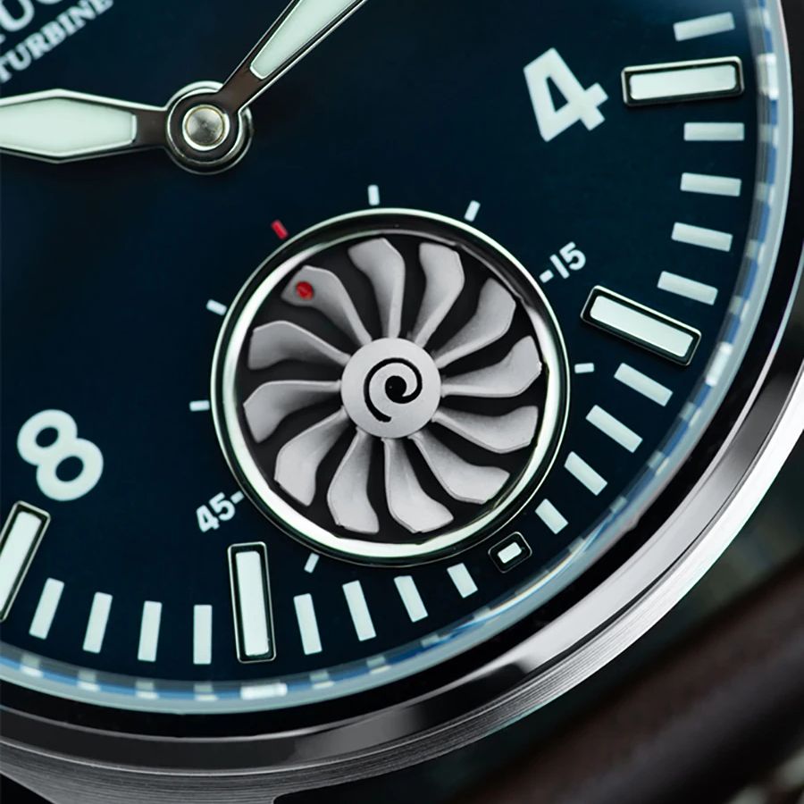 Hruodland 43mm Pilot Men's Man - Tourbillon Movement Watch review and price