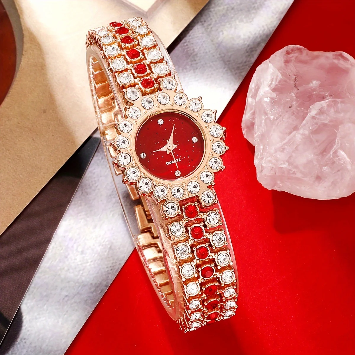 2pcs/set Women's Watch Luxury  - Luxury Watch Gift For Her review and price