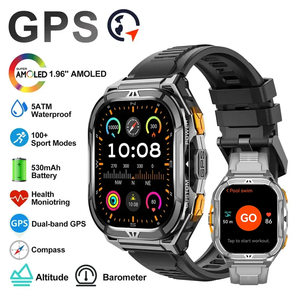 Luxury AMOLED Smartwatch Real  - Luxury Watch Korea review and price