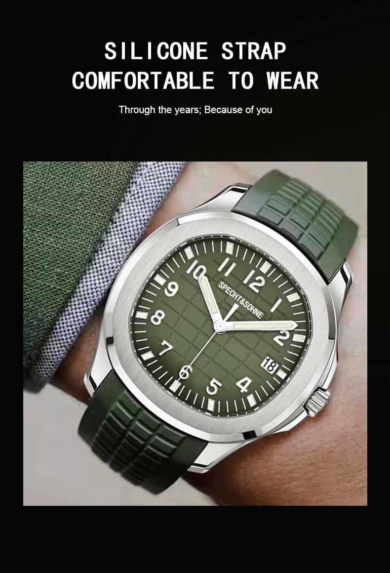 2025 New Men's Watches Automat - Luxury Watch Rubber Strap review and price