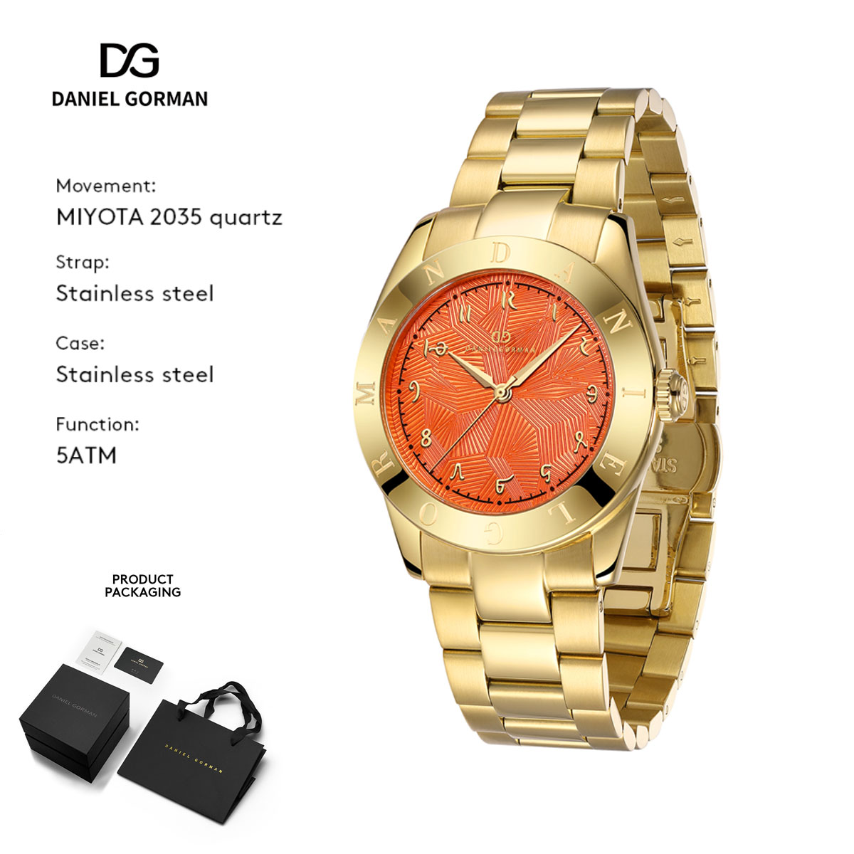 Daniel Gorman Dopamine Series  - Luxury Watch Gift For Her review and price