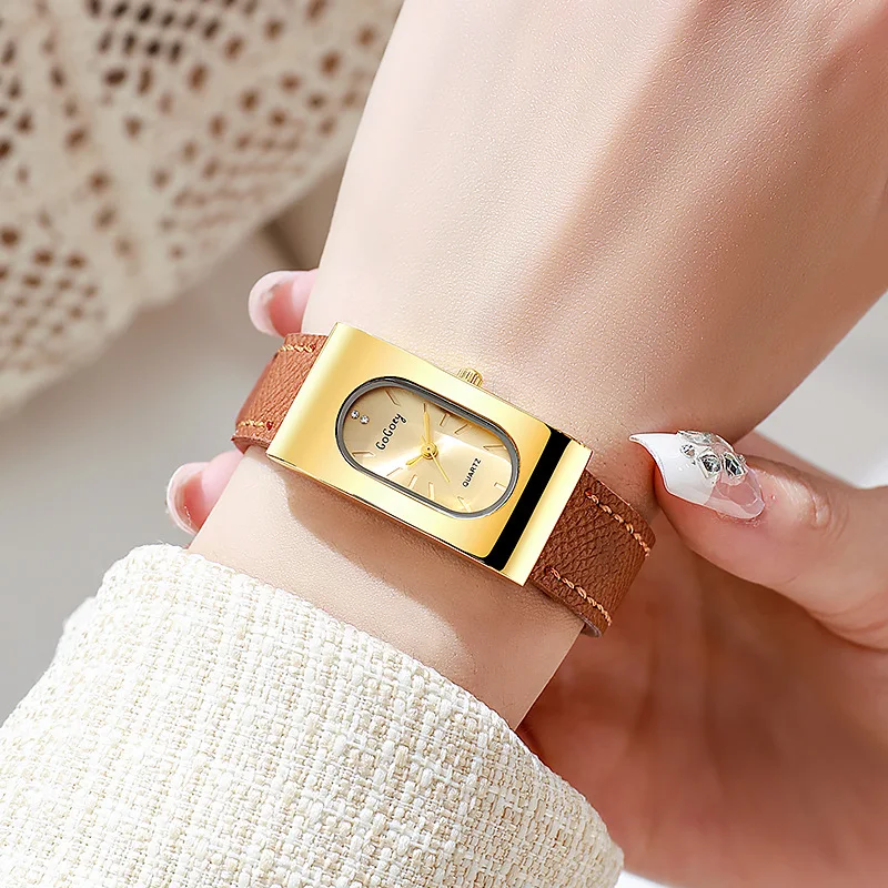 Luxury Ladies Brand Women Watc - Luxury Watch Leather Strap review and price