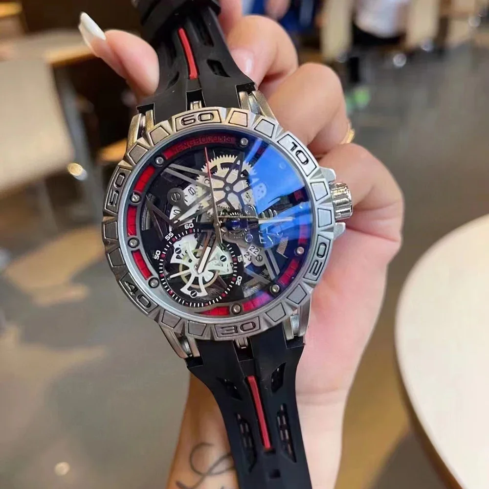 3D Quartz Watches Men Luxury C - Luxury Watch Rubber Strap review and price
