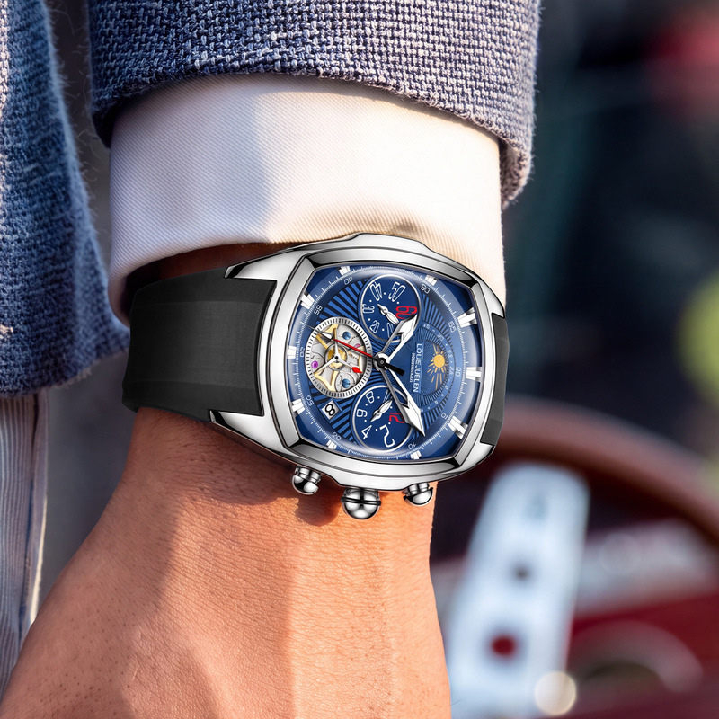 Men's Luxury Quartz Watch with - Tourbillon Movement Watch review and price