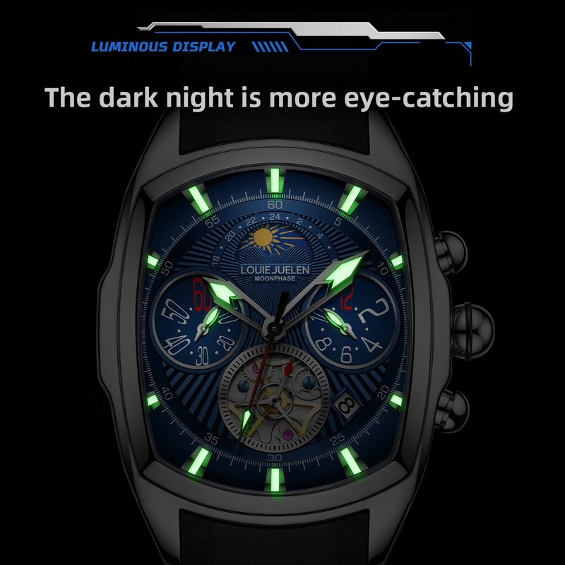 Men's Luxury Quartz Watch with - Tourbillon Movement Watch review and price