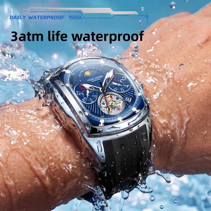 Men's Luxury Quartz Watch with - Tourbillon Movement Watch review and price