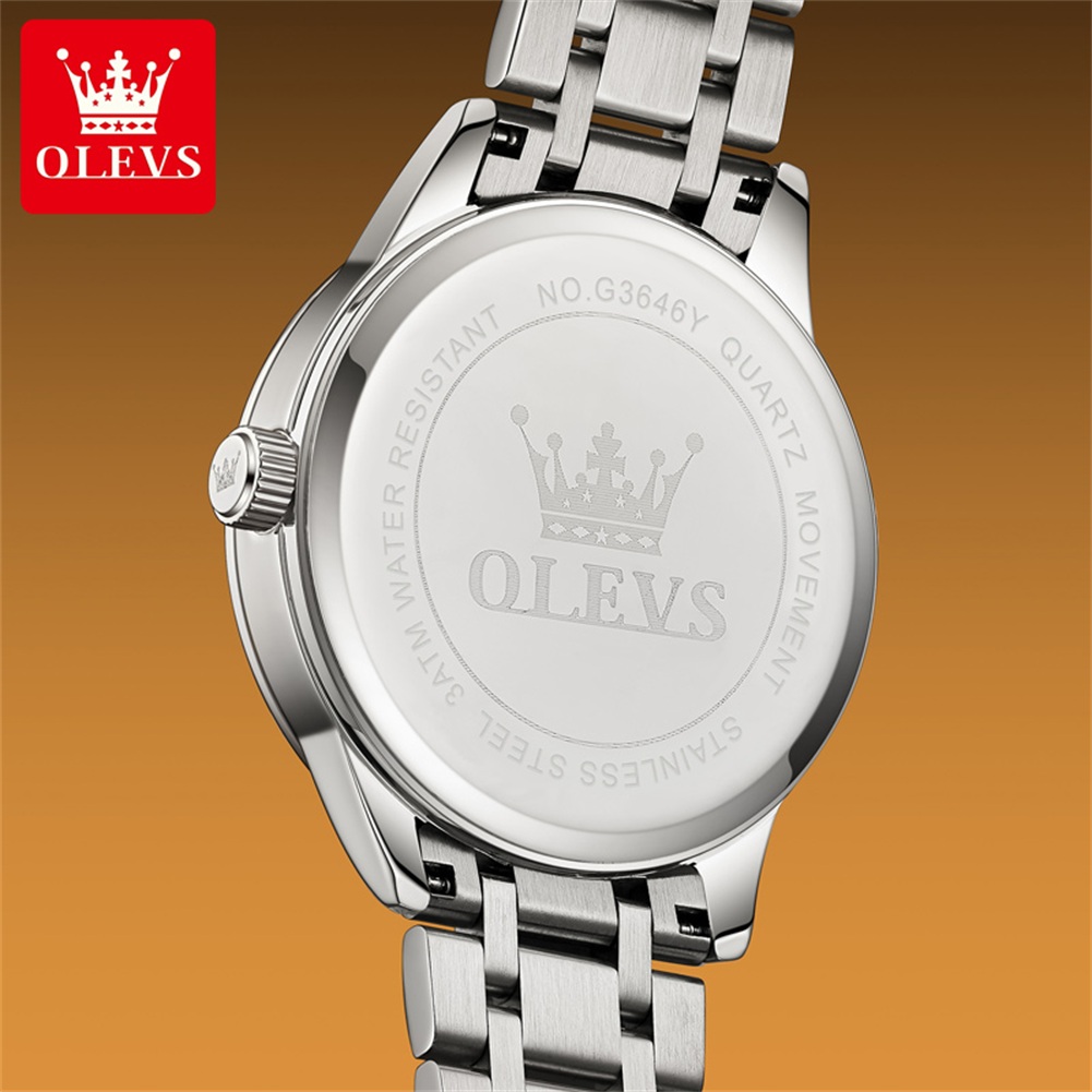 OLEVS Moon Phase men's watches - Luxury Watch Quartz review and price
