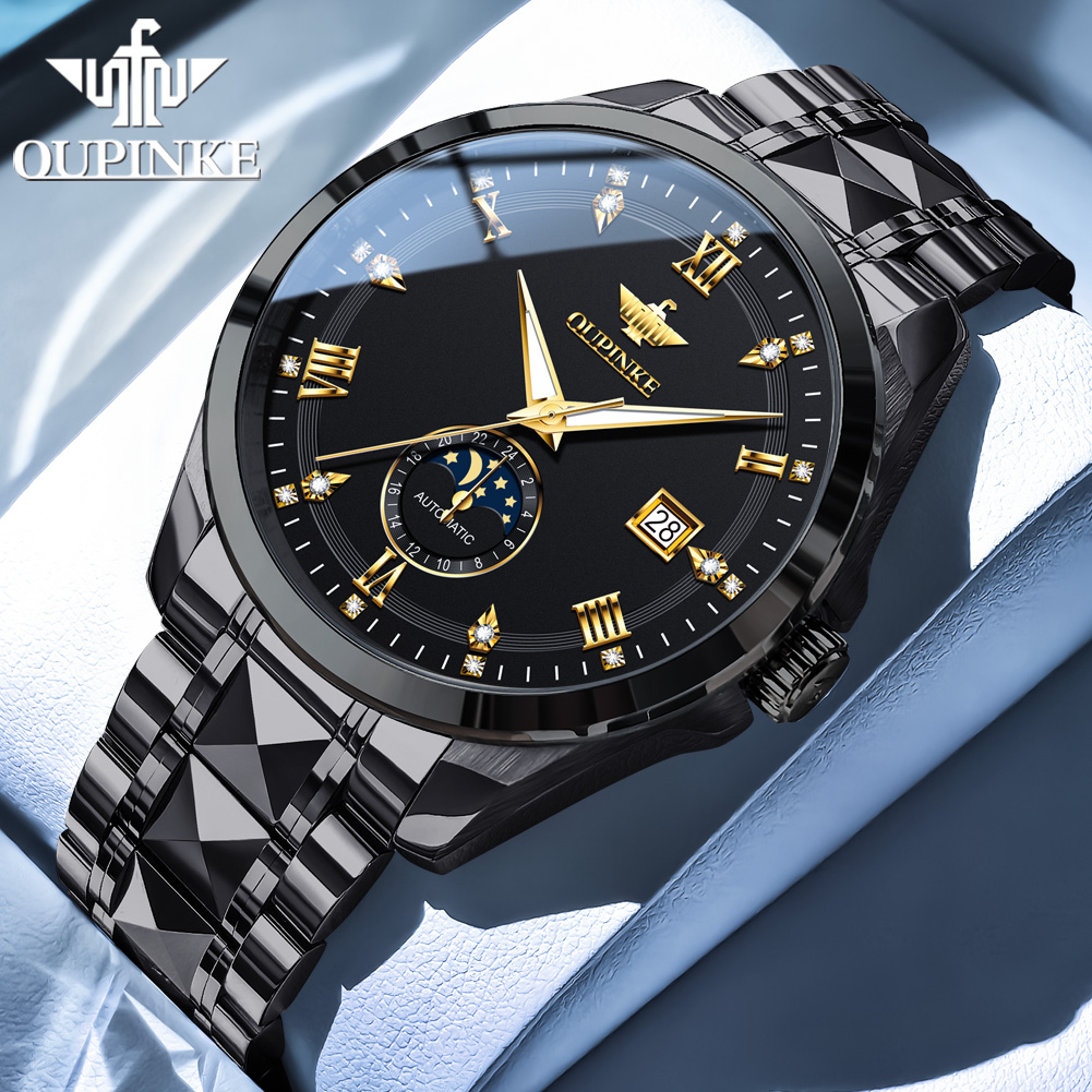 OUPINKE 3265 man watch moon ph - Luxury Watch For Men review and price