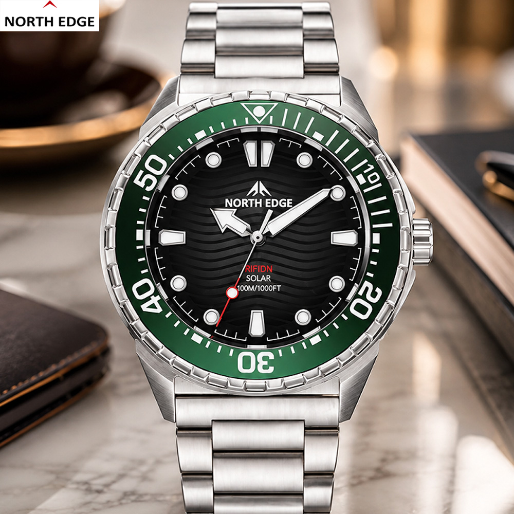 NORTH EDGE TRITON Mens Militar - Compass Watch Luxury review and price