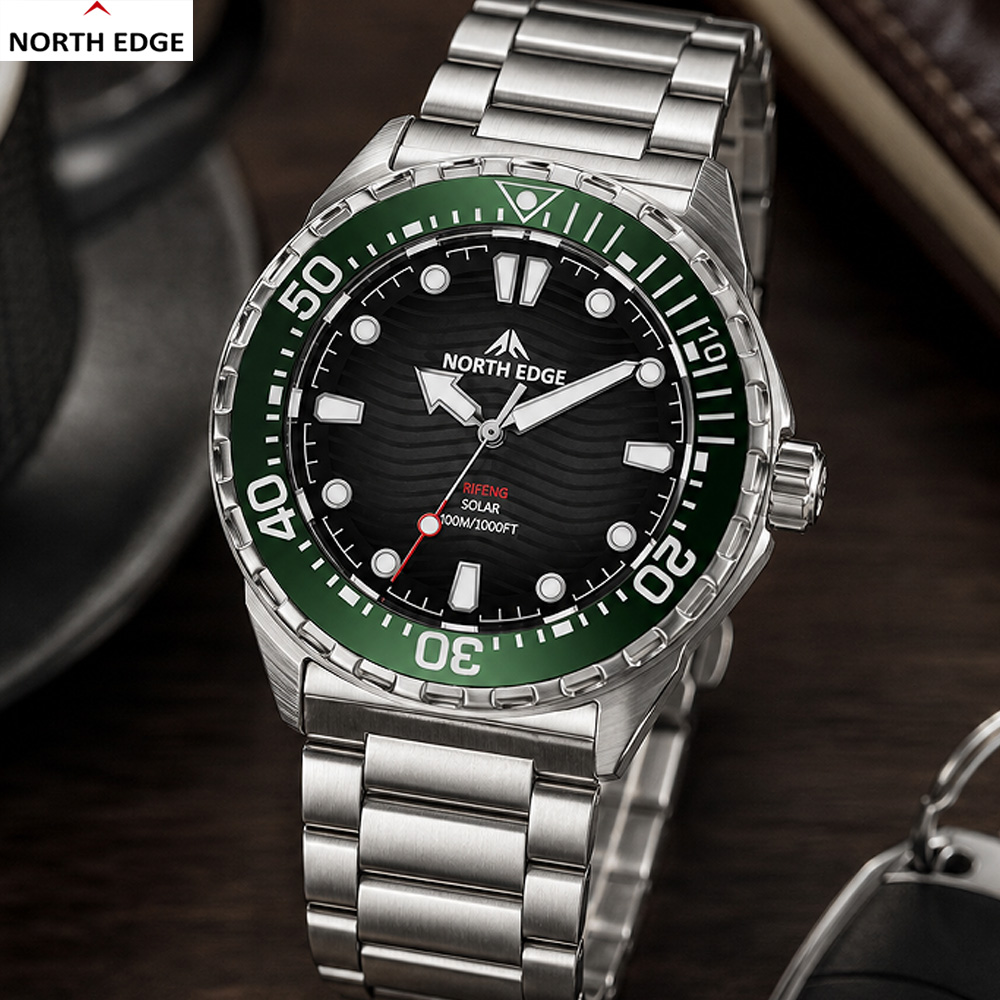 NORTH EDGE TRITON Mens Militar - Compass Watch Luxury review and price