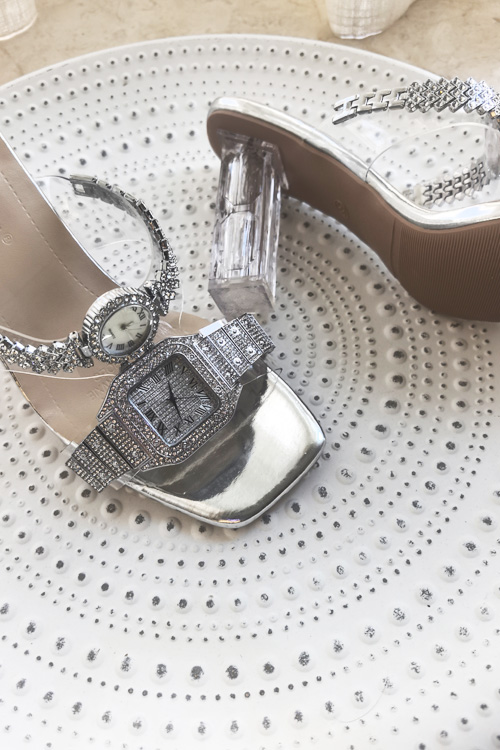 Original design Crystal watch  - Luxury Watch Leather Strap review and price