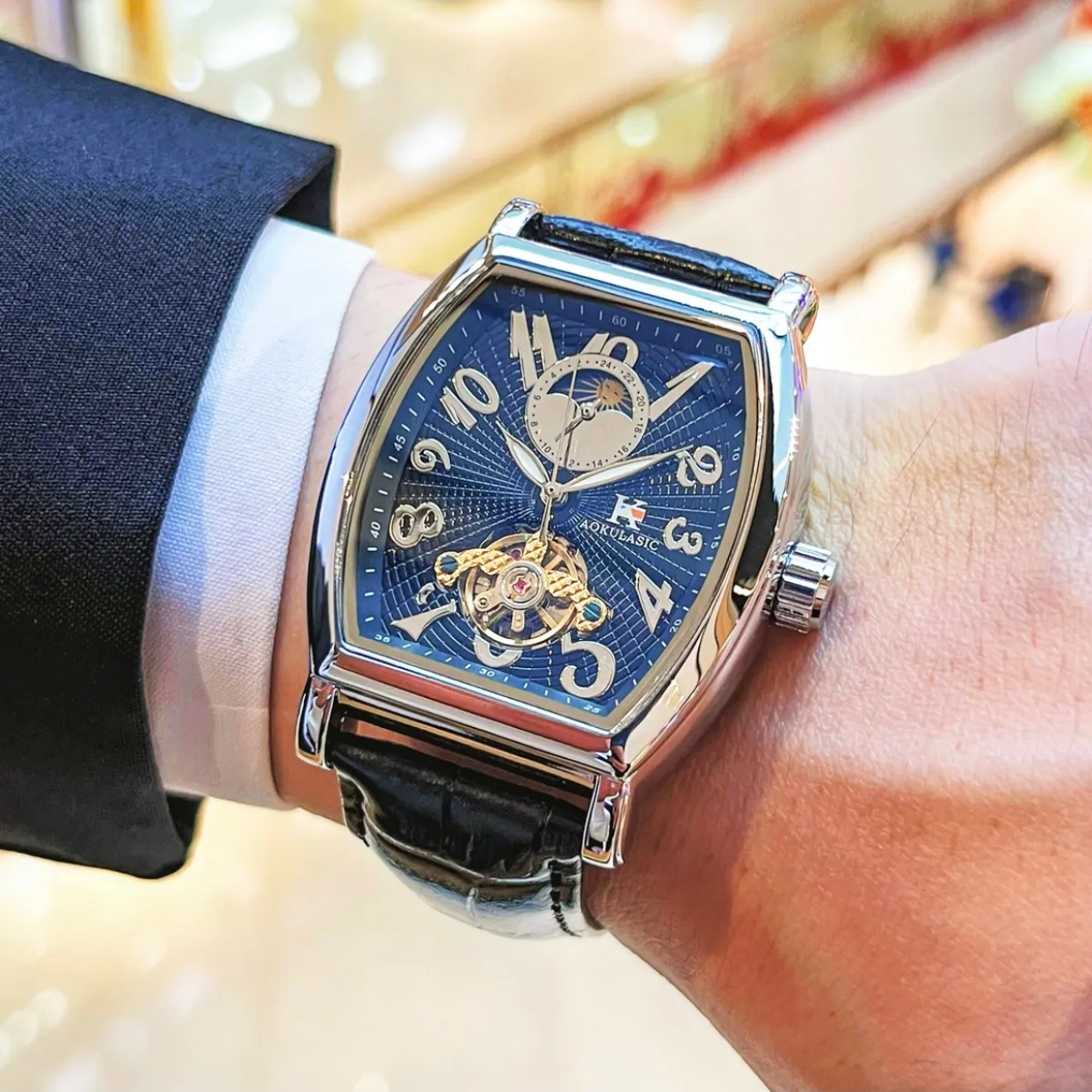 Luxury Business Barrel-Shaped  - Luxury Watch Korea review and price
