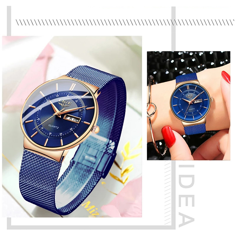 Women Watches LIGE Top Brand L - Luxury Watch Top 10 review and price