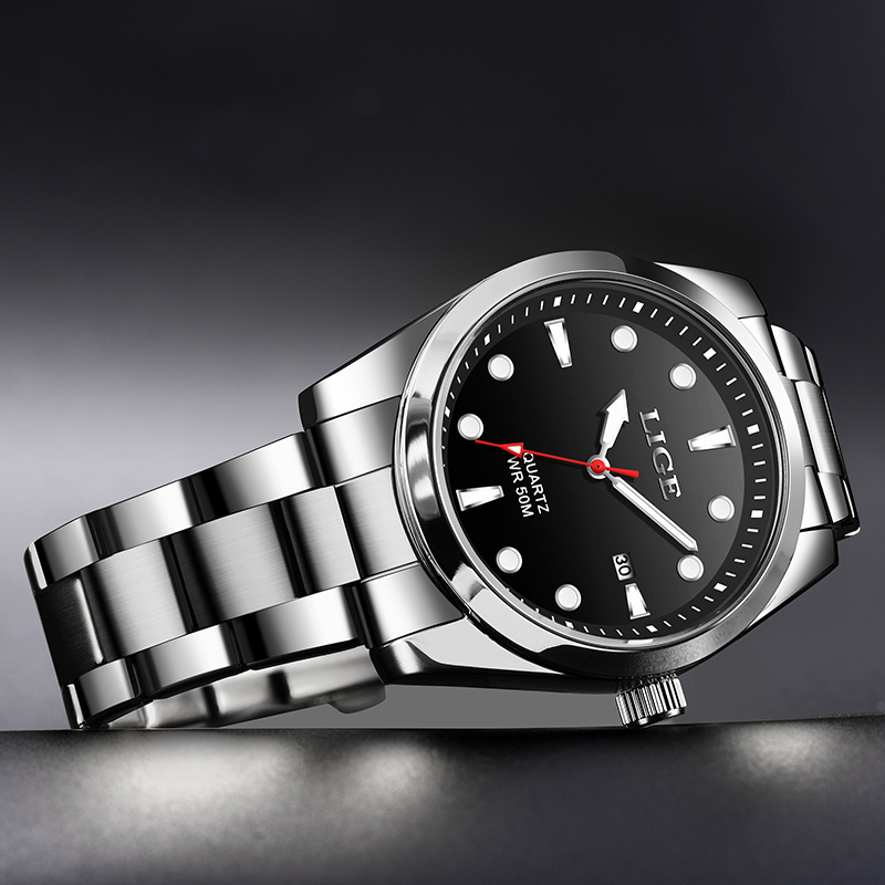 LIGE Top Brand Luxury Mens Wat - Luxury Watch Top 10 review and price