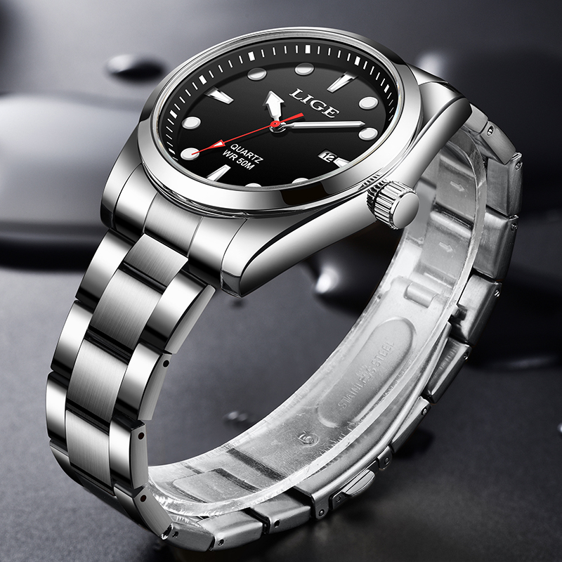 LIGE Top Brand Luxury Mens Wat - Luxury Watch Top 10 review and price