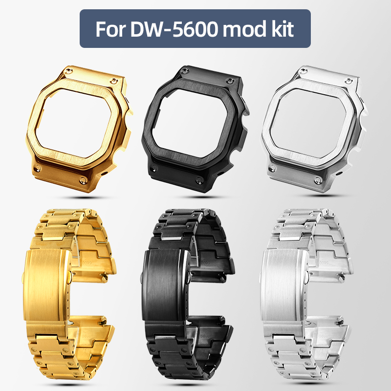 Metal Watch Case Strap Mod Kit - Casio Watch G-Shock Dw-5600 review and price