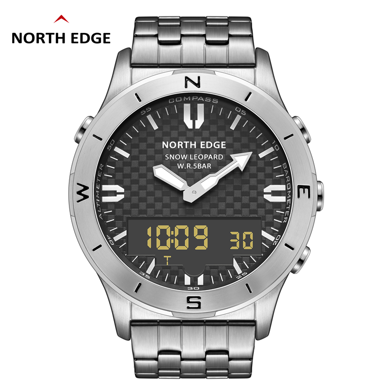 NORTH EDGE Men's Digital Watch - Compass Watch Luxury review and price