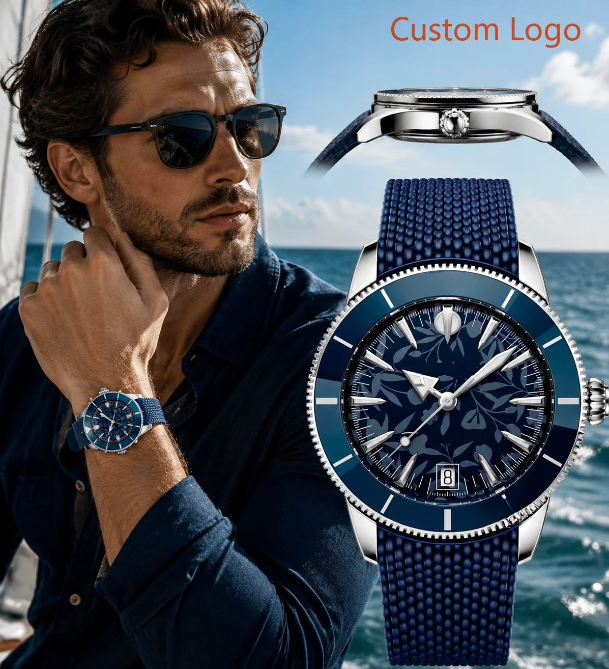 Men 46mm Diving Automatic Watc - Luxury Watch Rubber Strap review and price