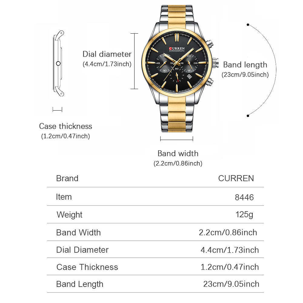 CURREN Casual Quartz Chrono Sp - Luxury Watch Quartz review and price