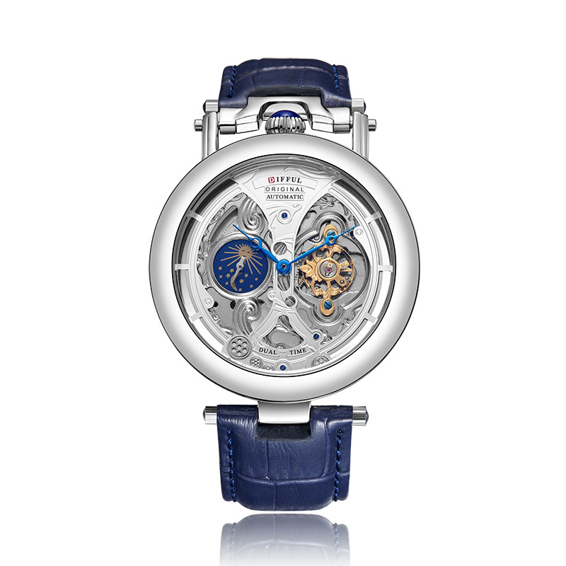 DIFFUL Luxury Big Skeleton Dia - Tourbillon Movement Watch review and price