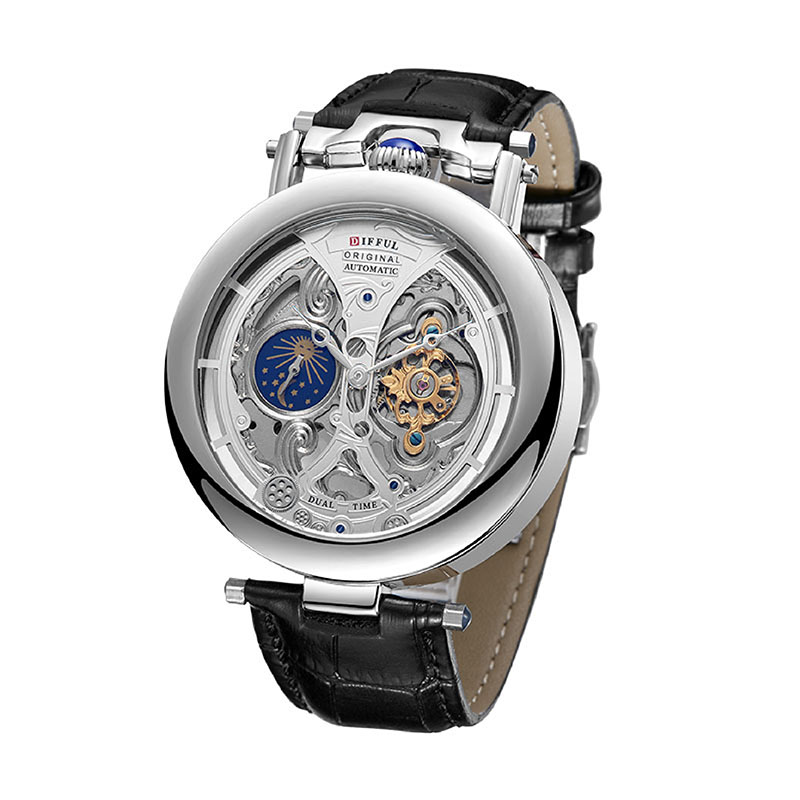 DIFFUL Luxury Big Skeleton Dia - Tourbillon Movement Watch review and price