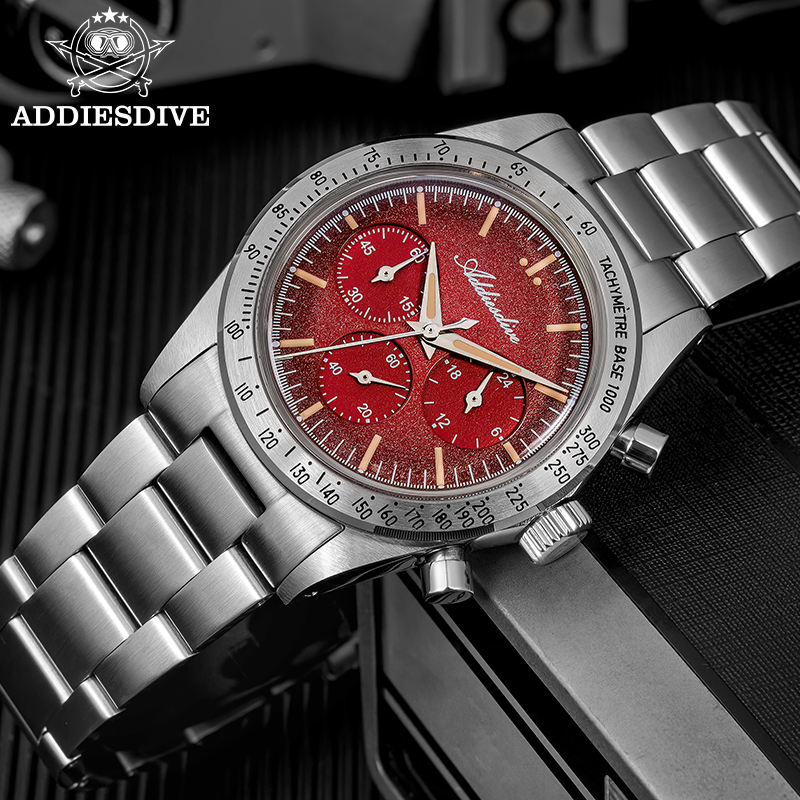 ADDIESDIVE AD2552 Chronograph  - Luxury Watch Levels review and price