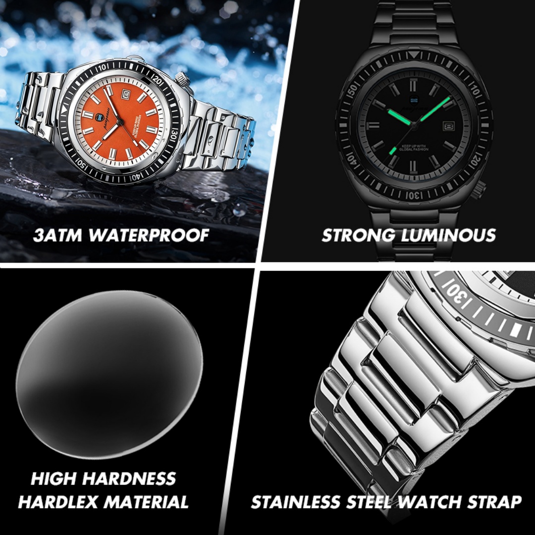 PAAZOMU Luxury Brand Men's Wat - Luxury Watch Nice review and price