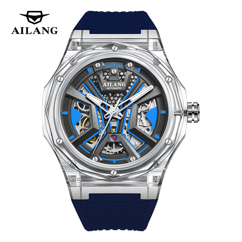 AILANG Brand Sports Men Mechan - Luxury Watch Rubber Strap review and price