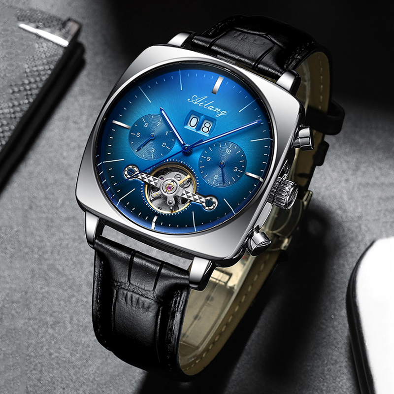 AILANG Famous Brand New Square - Tourbillon Movement Watch review and price
