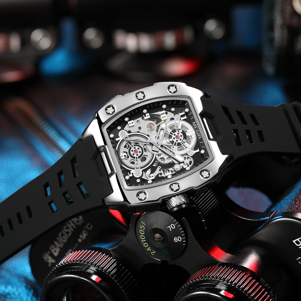 MEGIR Fashion Sport Alloy Case - Tourbillon Movement Watch review and price