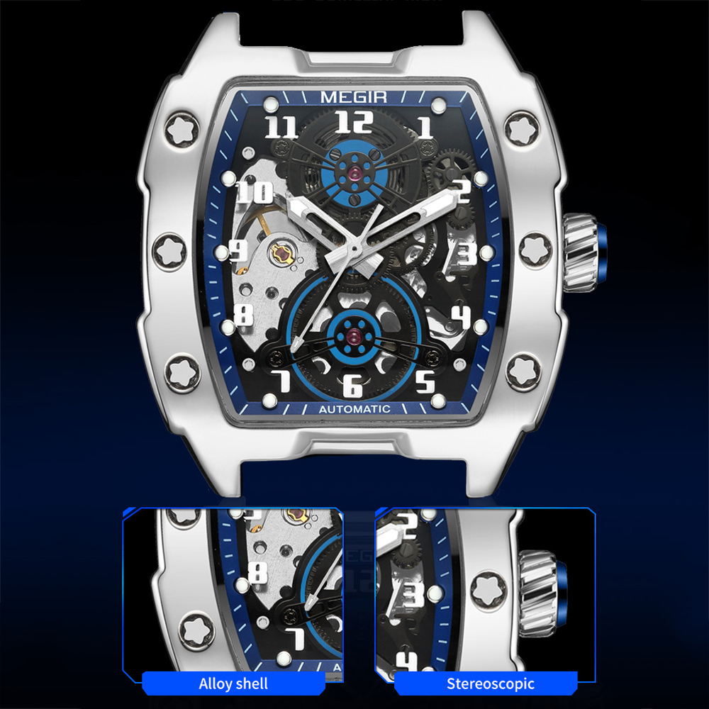 MEGIR Fashion Sport Alloy Case - Tourbillon Movement Watch review and price