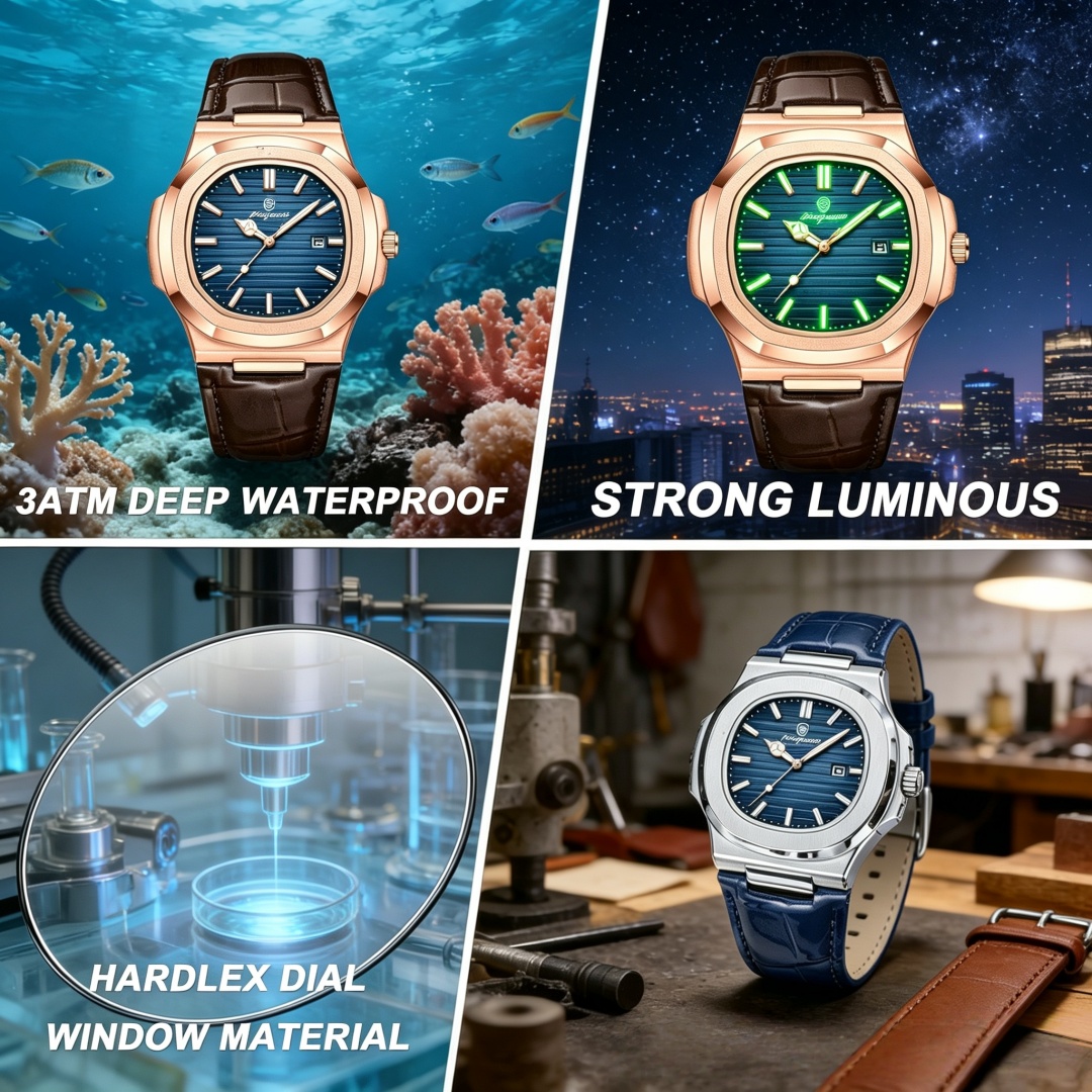 PAAZOMU Top Luxury Square Man  - Luxury Watch Nice review and price