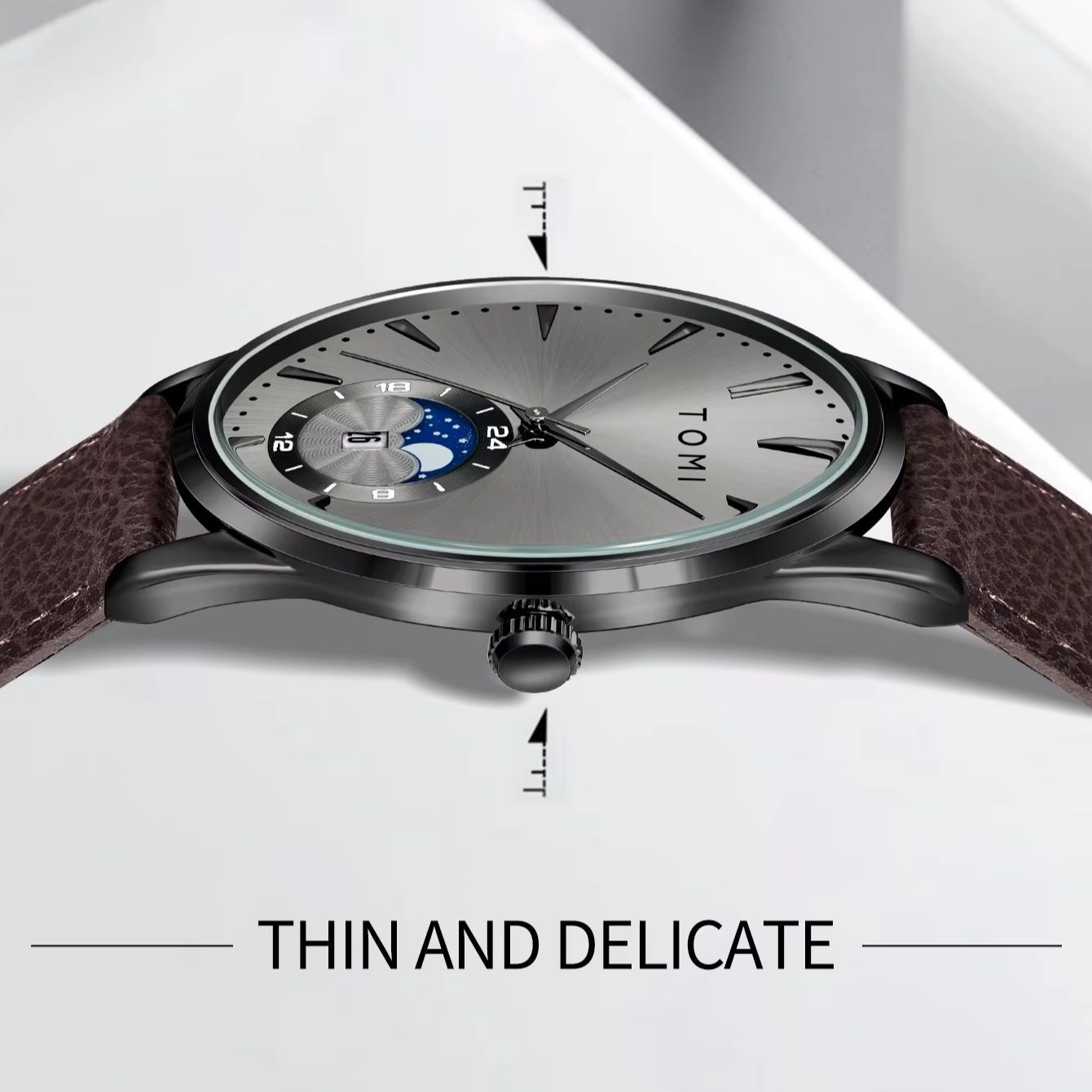 TOMI 2Pcs Men's Watch Gift Set - Luxury Watch Quartz review and price