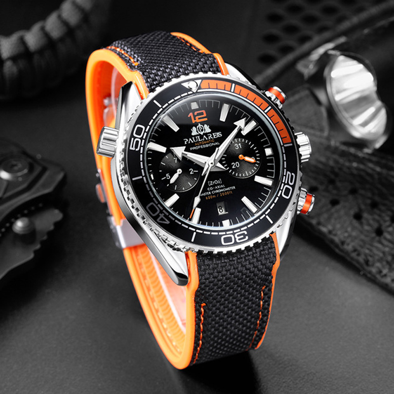 PAULAREIS P Luxury Men Automat - Luxury Watch Rubber Strap review and price