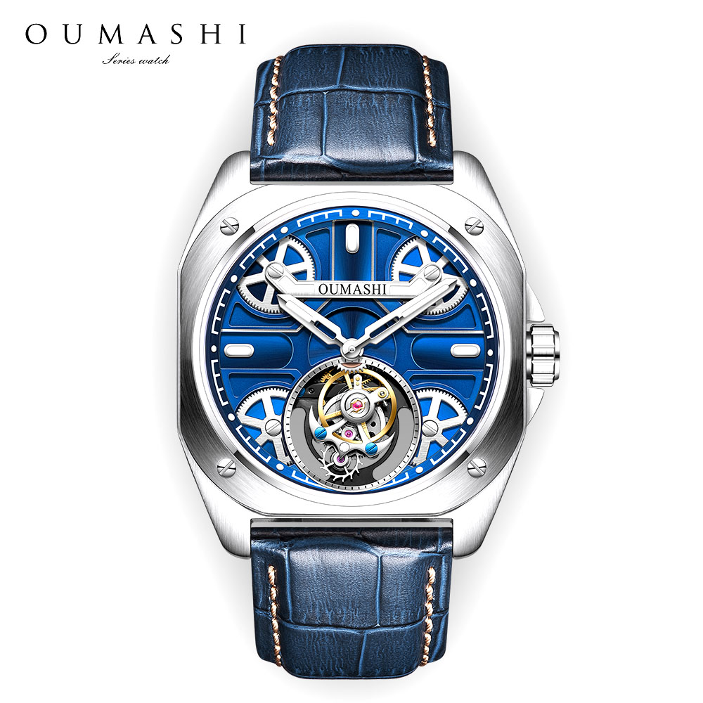 41mm Luxury men's watch Tourbi - Tourbillon Movement Watch review and price