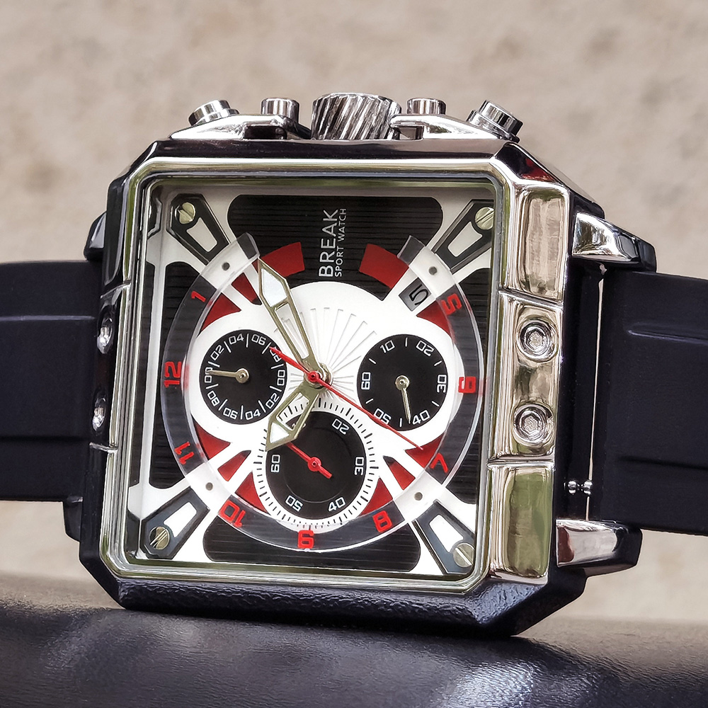 New Luxury Top Brand Chronogra - Luxury Watch Rubber Strap review and price