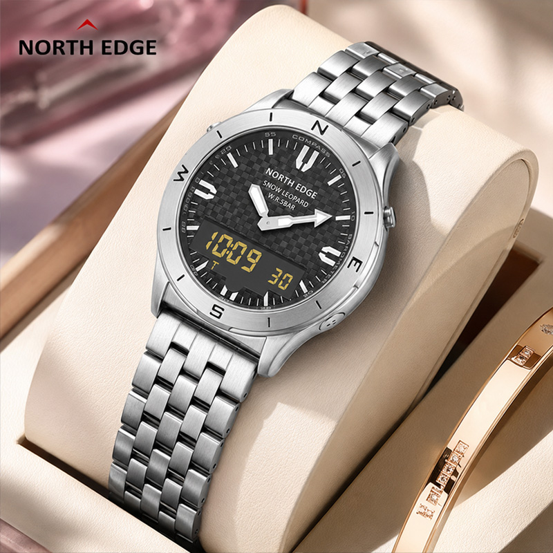 NORTH EDGE Men's Sports Digita - Compass Watch Luxury review and price