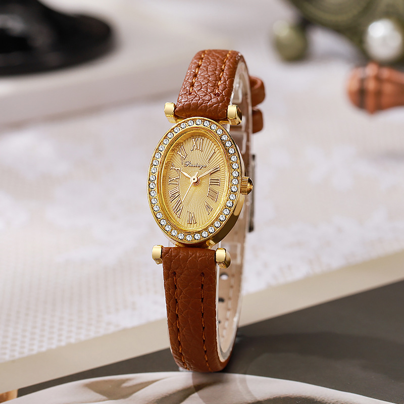Luxury Watch Women Fashion Ova - Luxury Watch Leather Strap review and price