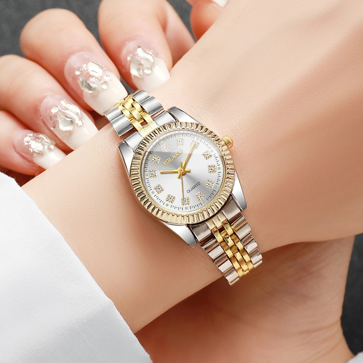 Fashion Rhinestone Women Quart - Luxury Watch Gift Box review and price