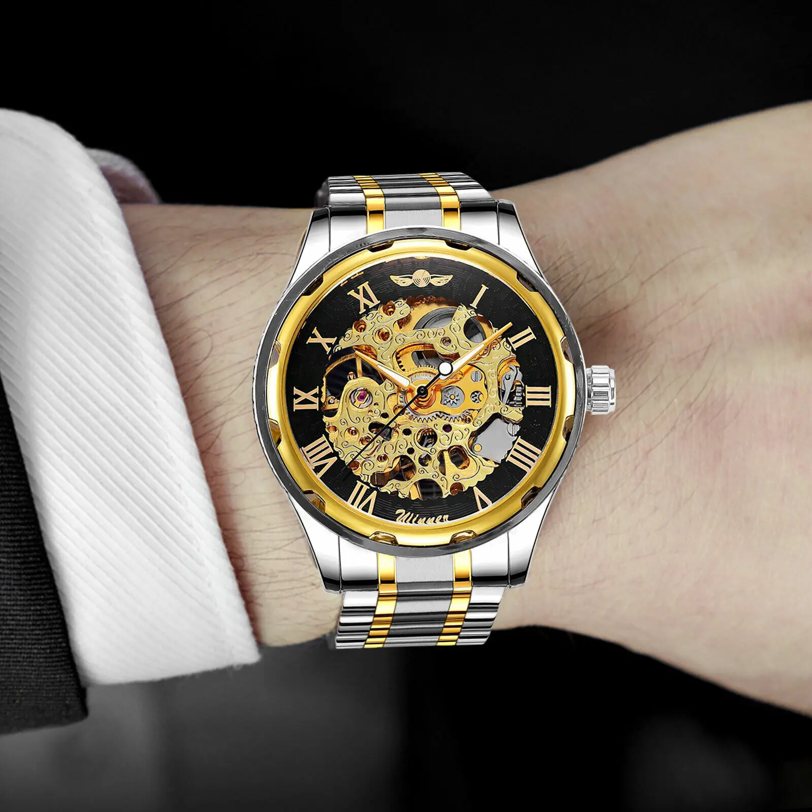 Men's Stainless Steel Strap Ro - Luxury Watch Nice review and price