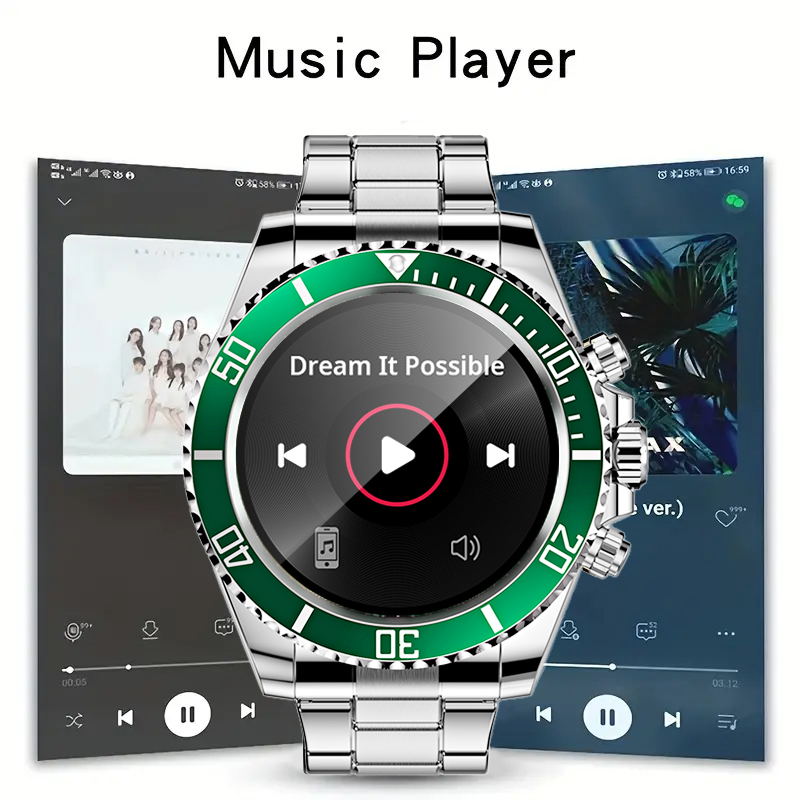 Smart Watch Man Aiweile AW12 H - Luxury Watch Korea review and price