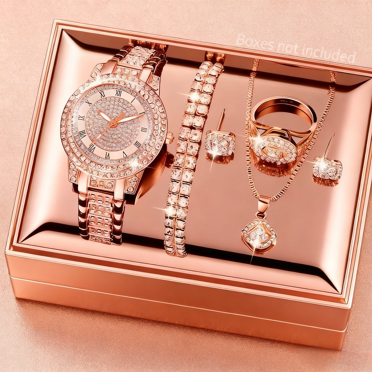 Women Rose Gold Diamond Watch  - Luxury Watch Gift For Her review and price