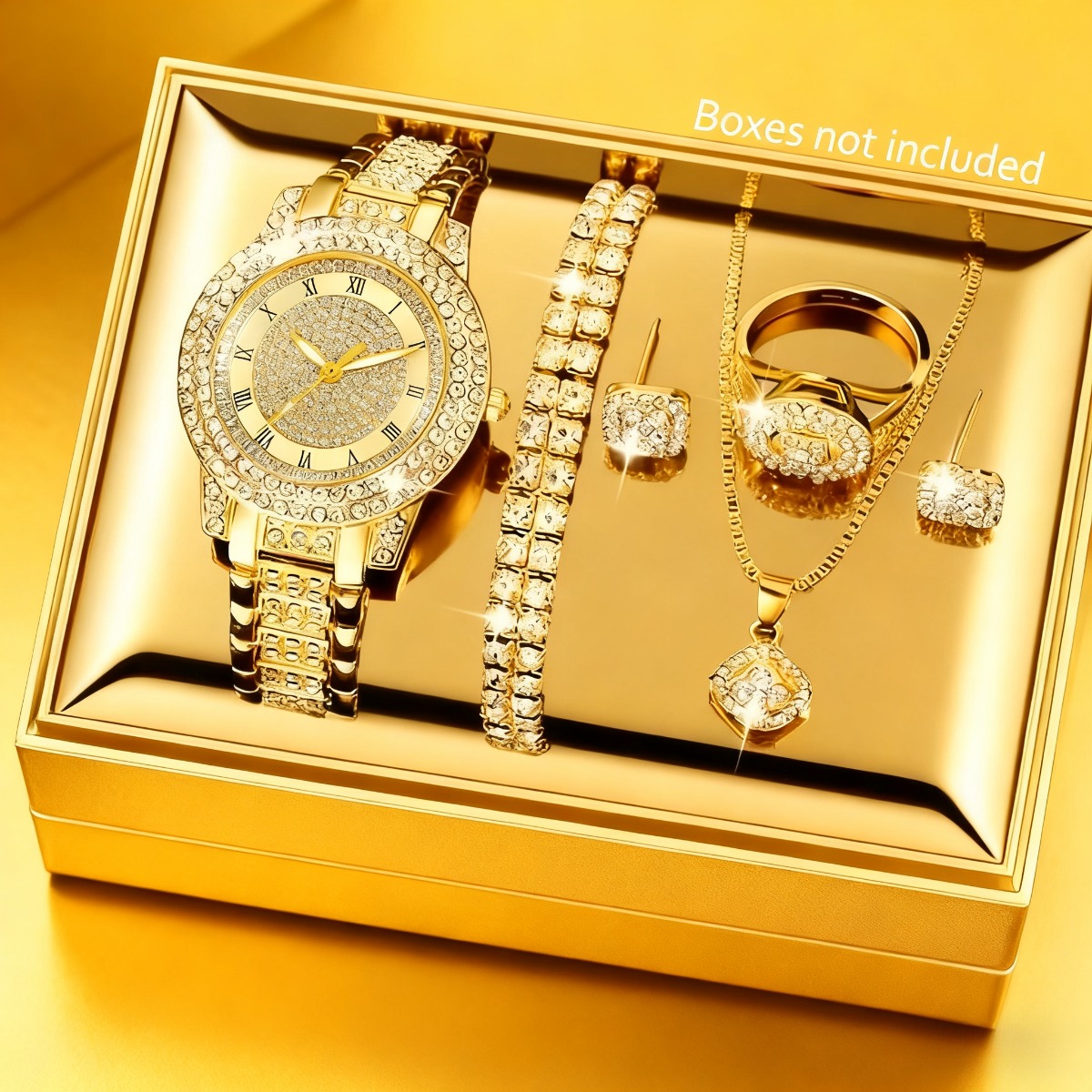 Women Rose Gold Diamond Watch  - Luxury Watch Gift For Her review and price